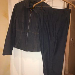Donna Rae Denim jacket and slacks